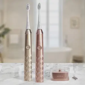 Conjunto de escovas de dentes usb com tecnologia sónica Ailoria Shine Bright image-1