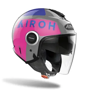 Casque moto jet femme Airoh Helios Up image-0