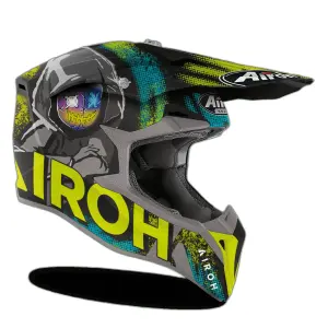 Casco de moto Airoh Wraap Alien image-1