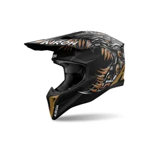 Motorrad-Cross-Helm Airoh Wraaap Cyborg image-0