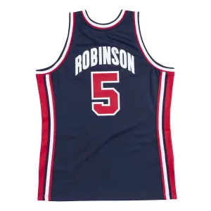 Autêntica camisola da equipa USA nba David Robinson image-1