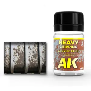 Βαφή σμάλτου AK Interactive Heavy Chipping Effects image-0
