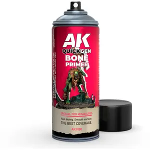 Sprej na barvu AK Interactive Aérosol Quick Gen Primer Bone image-1
