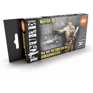 Acrylic paint AK Interactive Waffen Ss 44 Dot Uniform Colors 3G image-0