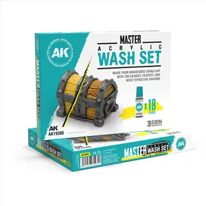 Malerei AK Interactive Master Acrylic Wash (x18) image-2