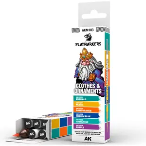 Paint markers AK Interactive (x6) image-0