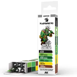 Marqueurs AK Interactive Orcs & Goblins (x6) image-1