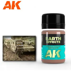 Emaljpott med effekter AK Interactive Earth Effects