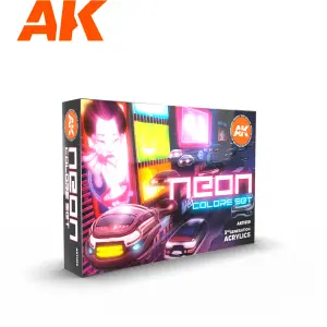 Painting set AK Interactive Neons Colors