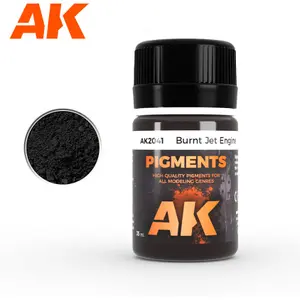 Pigments AK Interactive Burnt Jet Engine image-0