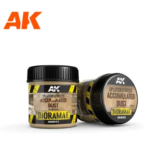 Model paint AK Interactive Dioramas Splatter Effects Accumulated Dust