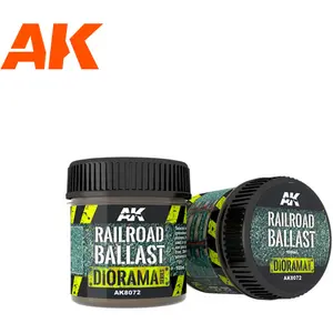 Paint AK Interactive Dioramas Railroad Ballast image-0