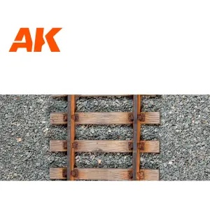 Paint AK Interactive Dioramas Railroad Ballast image-2