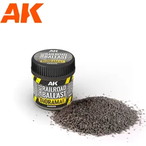 Βαφή μοντέλων AK Interactive Dioramas Small Railroad Ballast image-0