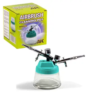 Airbrush cleaning pot AK Interactive image-0