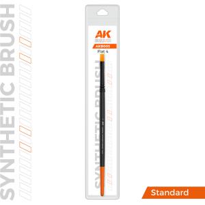 Pędzel syntetyczny AK Interactive Flat taille 4