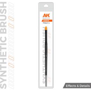 Synthetic brush AK Interactive Filbert 4