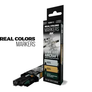 Marqueurs AK Interactive Real Colors WWII Axis Aircraft Squiggle image-0