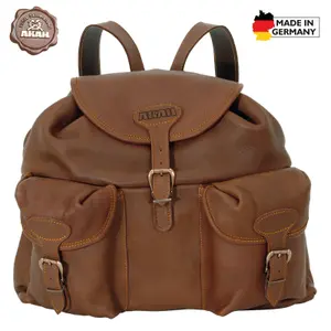Elk Leather Backpack Akah
