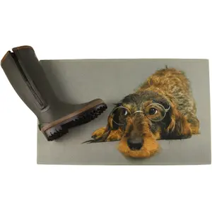 Dörrmatta Akah Dachshund With Glasses image-1