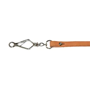 Guinzaglio per cane in pelle con fischietto Akah image-3