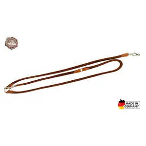 Correa para perro de cuero de yake con terciopelo Akah Sling