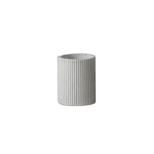 Notched concrete candlestick Akara