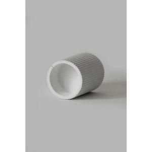 Notched concrete candlestick Akara image-1