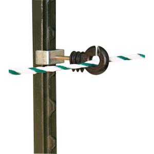 Aisladores de esquinas para cables/cintas/cables Ako T-Post (x4) image-1