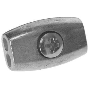 Accesorios para vallas conectores de cuerda hasta 6,5 mm galvanizados Ako (x5) image-0