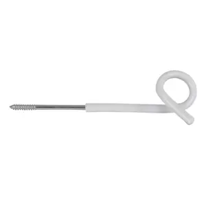 Metal/pvc eyelet spacer insulators with 40 cm support Ako (x5) image-0