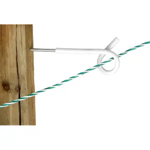 Isolateurs écarteur à œillet métal/PVC avec support de 25 cm Ako (x5) image-2