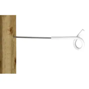 Isolateurs écarteur à œillet métal/PVC avec support de 25 cm Ako (x5) image-3