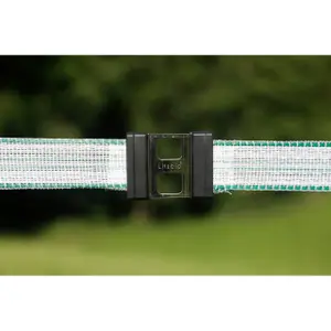 Accesorio para conector de valla de cinta de hasta 40 mm de acero inoxidable Ako Litzclip (x5) image-4