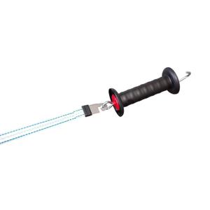 Accesorios para conectores de vallas mango de acero inoxidable para cinta de hasta 20 mm Ako Litzclip (x4) image-3