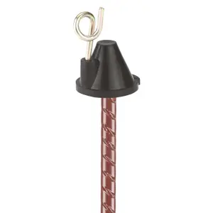 Isolador sobresselente com ilhó para poste oval Ako (x25) image-1