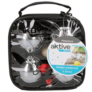 Board games 4 petanque balls carrying bag Aktive image-0