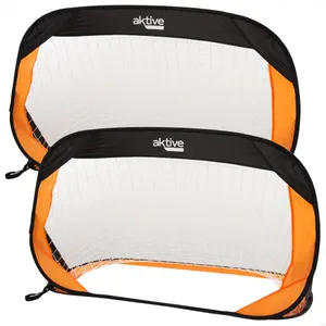 Set of 2 folding goals Aktive Pop-Up 120 x 80 cm image-0