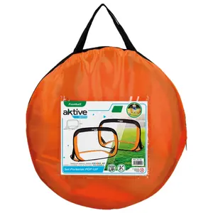 Set of 2 folding goals Aktive Pop-Up 120 x 80 cm image-1