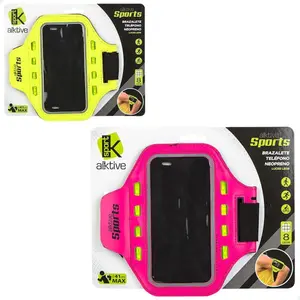 Brazalete de neopreno para teléfono sport con luz infantil Aktive sport image-1