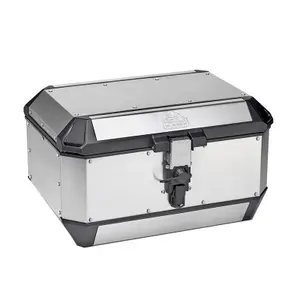 Paar motorkoffers Givi Trekker Alaska Monokey Aluminium naturel 36L image-1