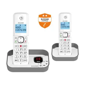 DECT-Telefon mit Anrufblockierung und integriertem Anrufbeantworter Alcatel F860