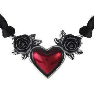 Colar feminino com pendente + fita Alchemy Blood Heart image-1