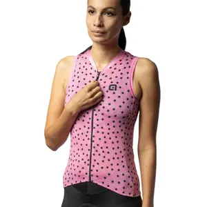 Maillot sans manches femme Alé Pragma Pois image-0