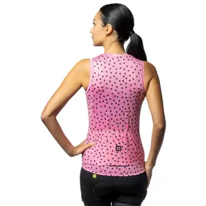 Maillot sans manches femme Alé Pragma Pois image-1