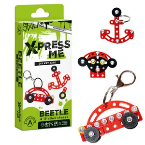 Jeux de construction 72 pièces porte-clé Alexander Toys X-Press me New beetle