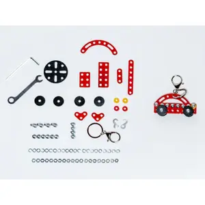 Jeux de construction 72 pièces porte-clé Alexander Toys X-Press me New beetle image-1