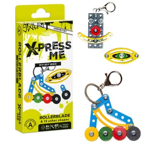Jeux de construction 63 pièces porte-clé Alexander Toys X-Press me Rollerblade