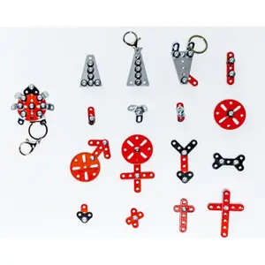 Jeux de construction 71 pièces porte-clé Alexander Toys X-Press me Coccinelle image-1