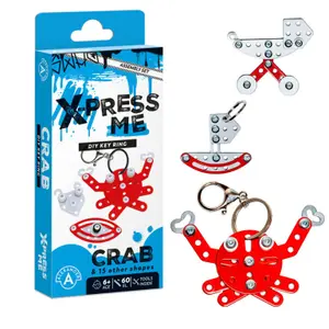 Jeux de construction 60 pièces porte-clé Alexander Toys X-Press me Crabe